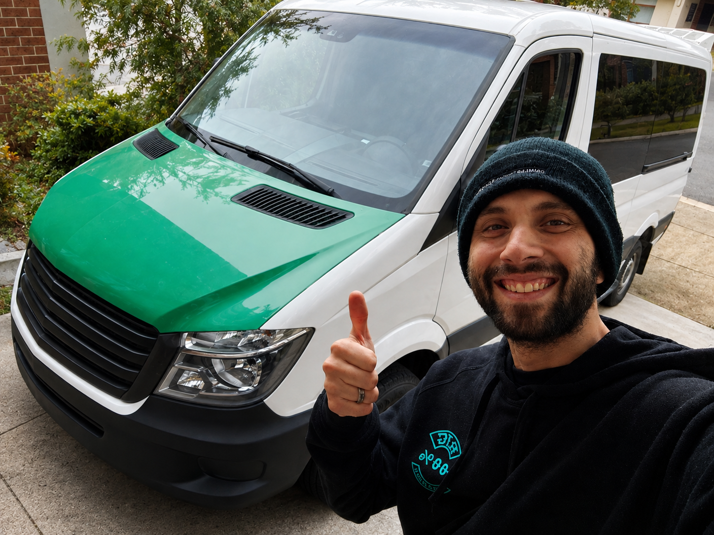 Peter Goro, founder of Precision Truck Diagnostics, with his mobile service van